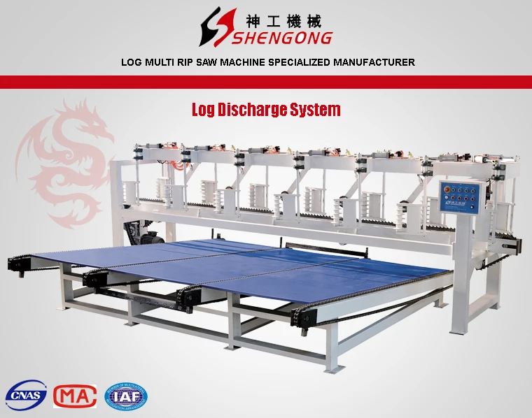 Shengong Automatic Wood Log Chain Conveyor For Feeding Square Log Buy