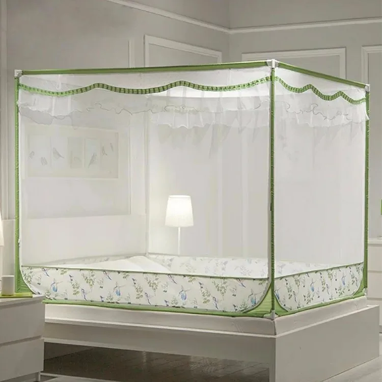 Mosquito Netting For Bed 1.5m X 2m Blue Antimosquito Devices And