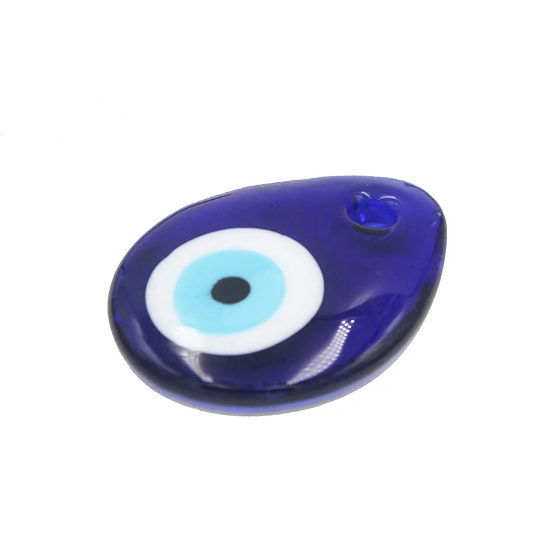 40*50MM Blue Glass Teardrop Evil Eyes Pendant Turkish Eye bead Charm Greek Lucky eye Amulet DIY Success Jewelry Accessories