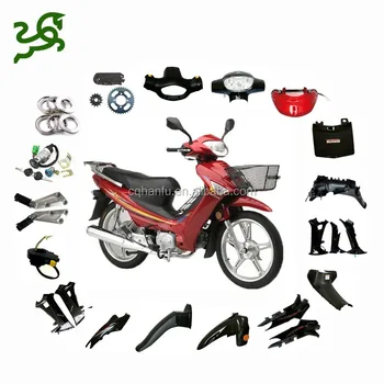 Warehouse factory units, units and parts of motorcycles, scooters, mopeds, motorbikes spare parts