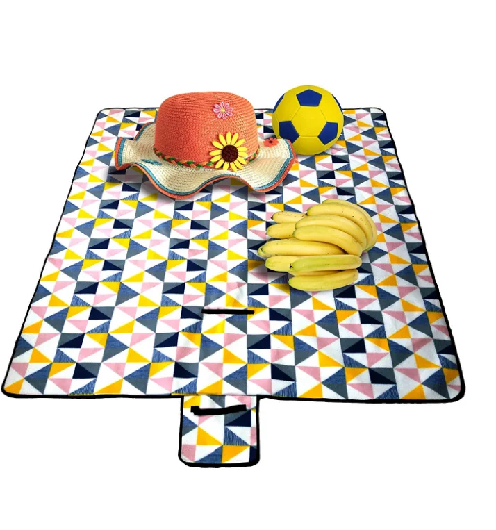 Picnic Blanket Custom Fleece Outdoor Picnic Blanket Washable Extra