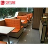Leather restaurant/club furniture Double sides sofa booth