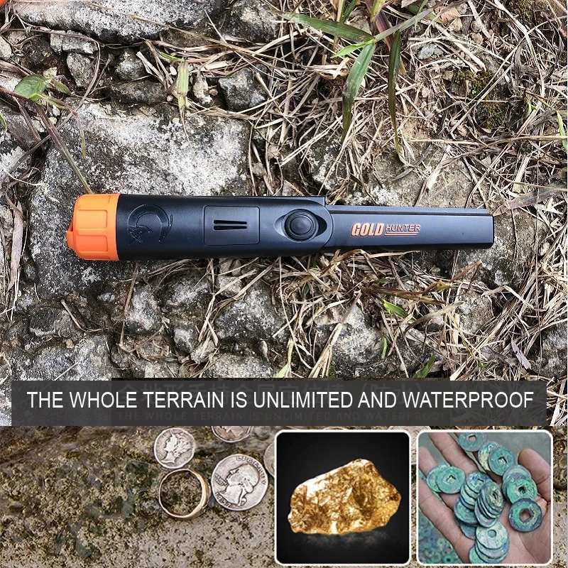 Gold Hunter Tmr Pinpointer Gold Metal Detector Usb Rechargeable Metal Detector With Build In