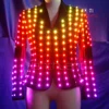 Programmable LED jacket DMX, Men or women performance LED suits