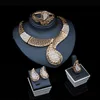 18K gold plated african fashionable high quality wholesale jewelry sets wedding party gift