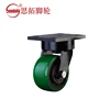 Heavy 6*3 Green Iron Core Polyurethane Movable Casters