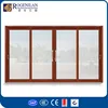 ROGENILAN 120# 4-panel sliding bedroom aluminum window and door designs pictures with auto venetian blinds