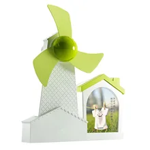 Multifunction 3 in 1 Windmills Mini USB fan with photo frame pen holder USB Cartoon Fan with Soft Fan Blade for desktop gifts