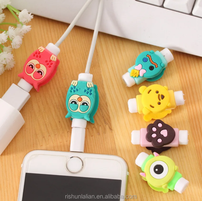 Phone Cable Protector For Cell Phone Charger Cable Bite Cute Animal Usb ...