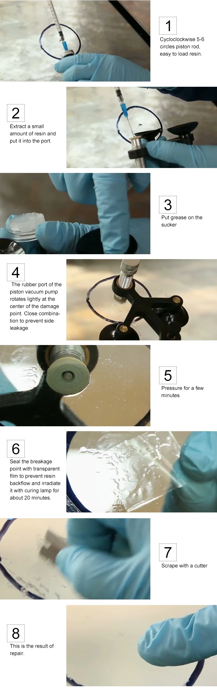 Car Glass Crack Repair Windshield Bridge Allplace Windshield Repair Kit