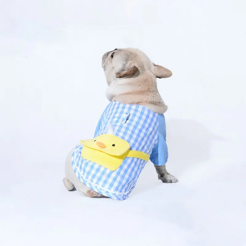 

New cartoon short-sleeved jacket spring and summer pet clothes