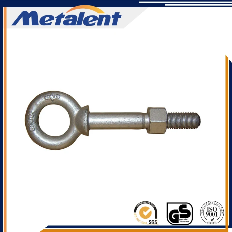 Zinc Plated Ring Wood Screw Eye Bolt With Lag Screw Buy Eye Bolt With