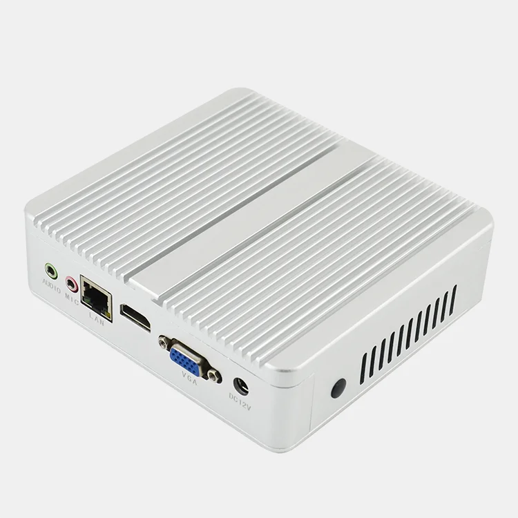 

fanless 12V Core i3 4010U mini pc thin client ultra low power industrial desktop computer, Black or silver