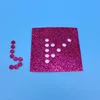 Customized DIY die-cut Glitter crafts paper sheets in bulk
