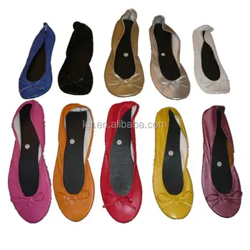foldable ballet flats with bag