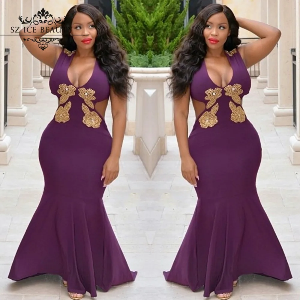 Purple And Gold Dress Plus Size Shop 