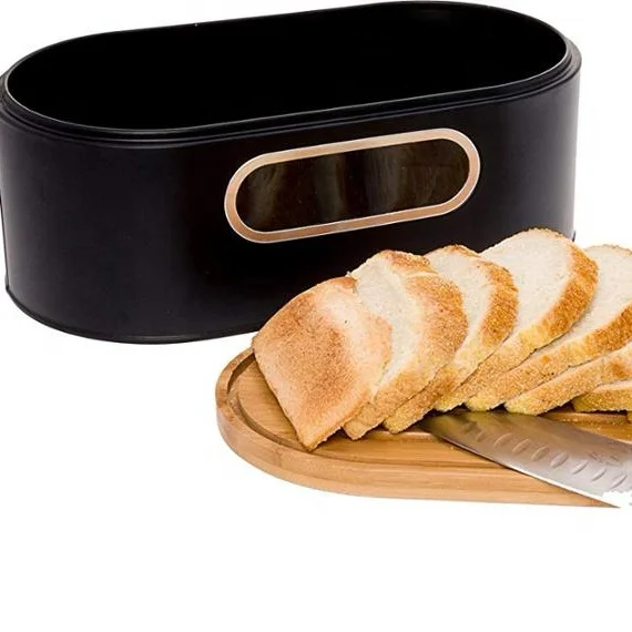 

Factory Supply bread box in bamboo, Natural bamboo