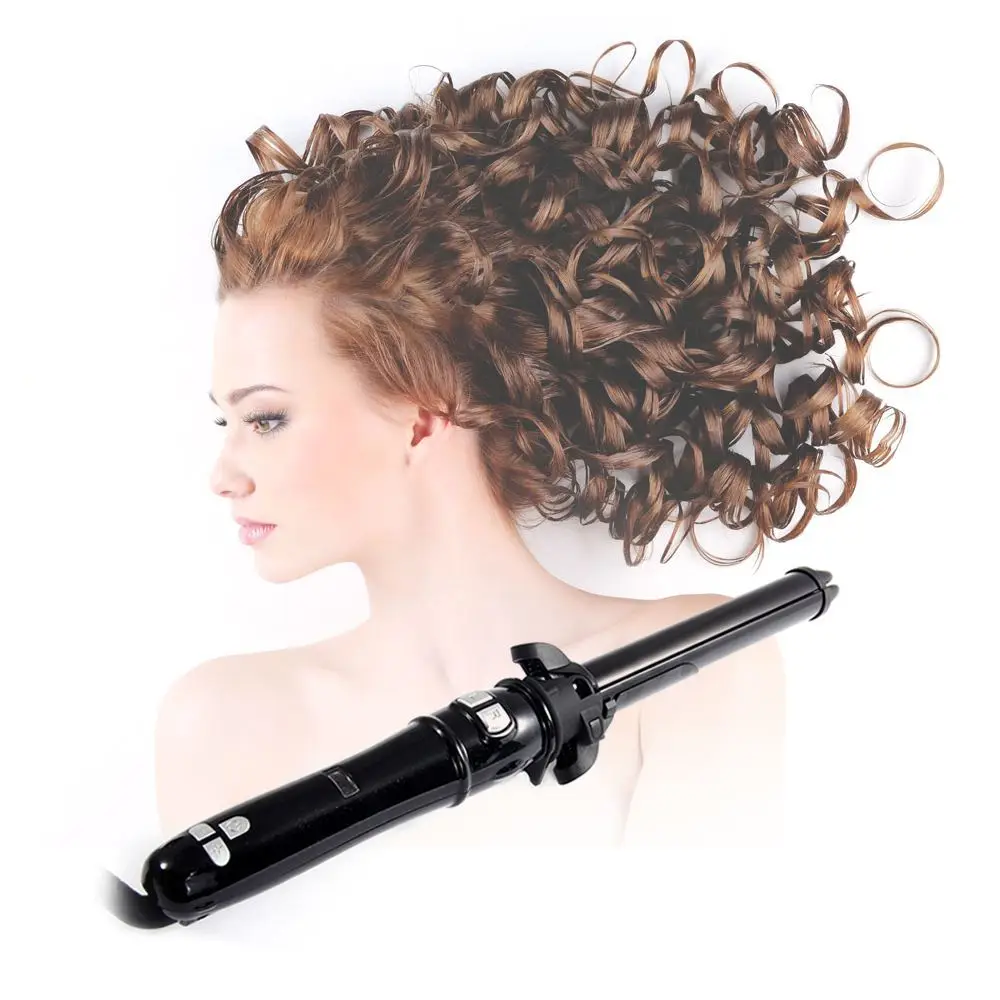 electric professional hair curling curler iron wave machine curl