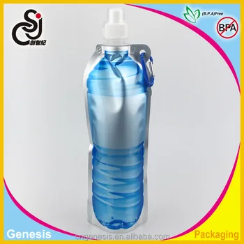 Aluminum Foil Water Bottle Collapsible Travelling Aluminum Foil Water Bottle Collapsible