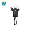 Manufacturer supply leather usb cable key chain