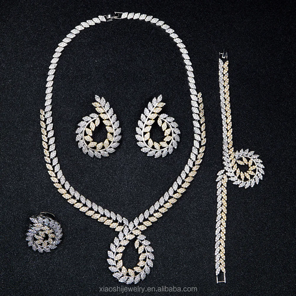 

Elegant Design good quality high-grade simple wedding jewelry set