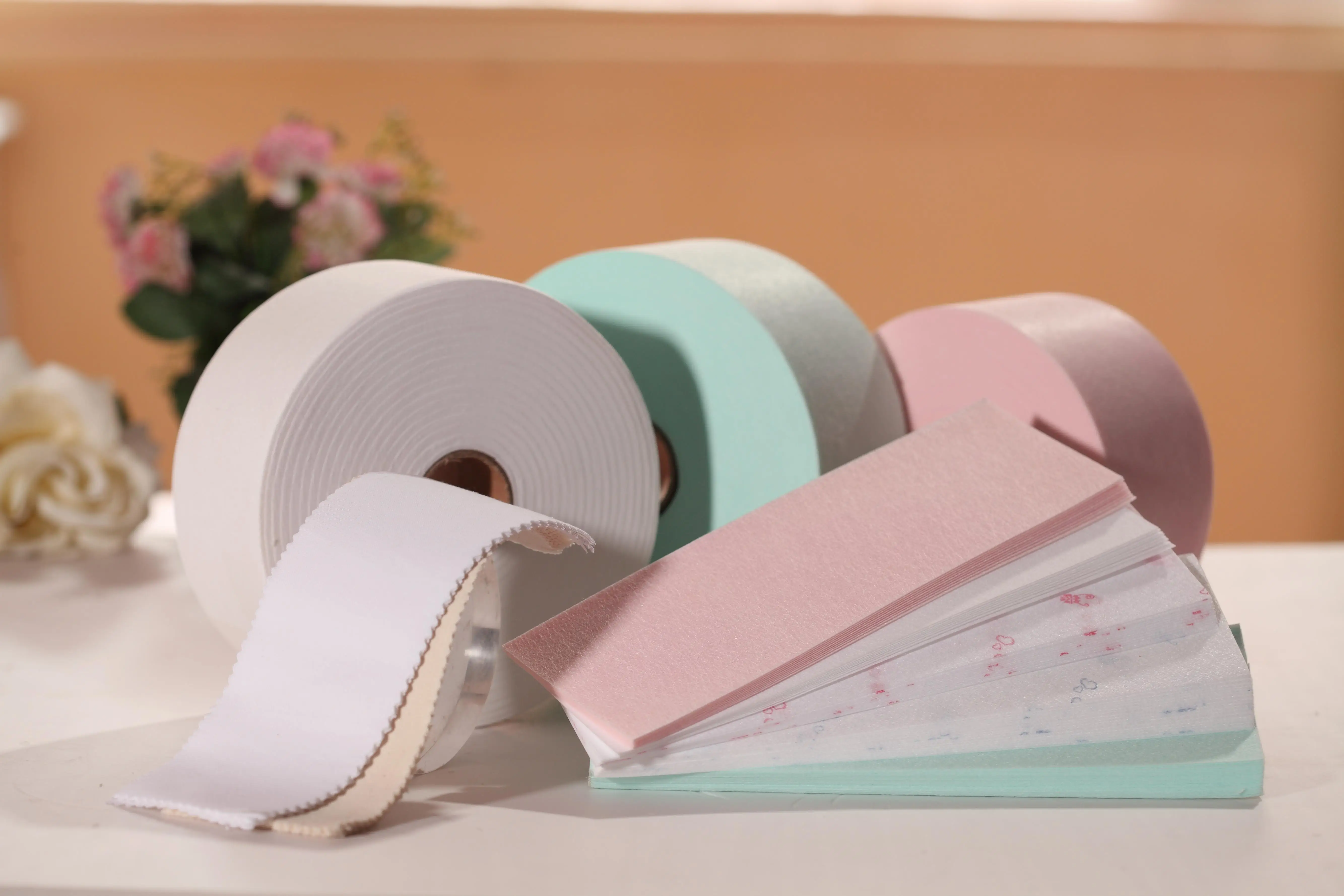 Waxkiss Nonwoven Paper Waxing Strips Waxing Rolls For Depilatory Wax