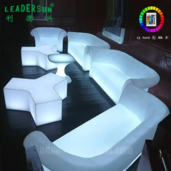 16mood Color Light Up Modern Hard Plastic Sofa 16mood Color Light Up Modern Hard Plastic Sofa