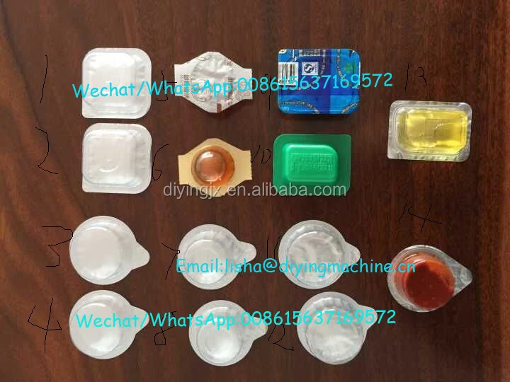  Olive oil, Margarine,Ketchup,Canday,Syringes, Hardware Blister Packer Packing Machine With Sealing