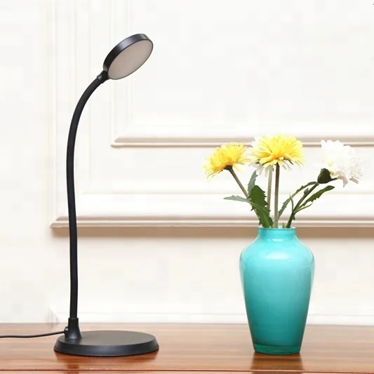 

Manufacturer Portable Style Dimmable And Time Setting Gooseneck Led Reading Lamp Eye Caring Light For Kids, Black and white for option