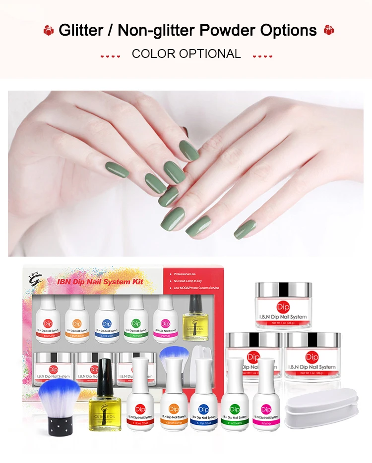 Acrylic Dipping Powder Liquid System Kit Dip Powder Nail Starter Kit