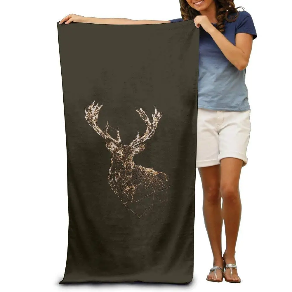 Soft 31x51 Towel with Unique Design Hockey is LifeLarge Beach Towel