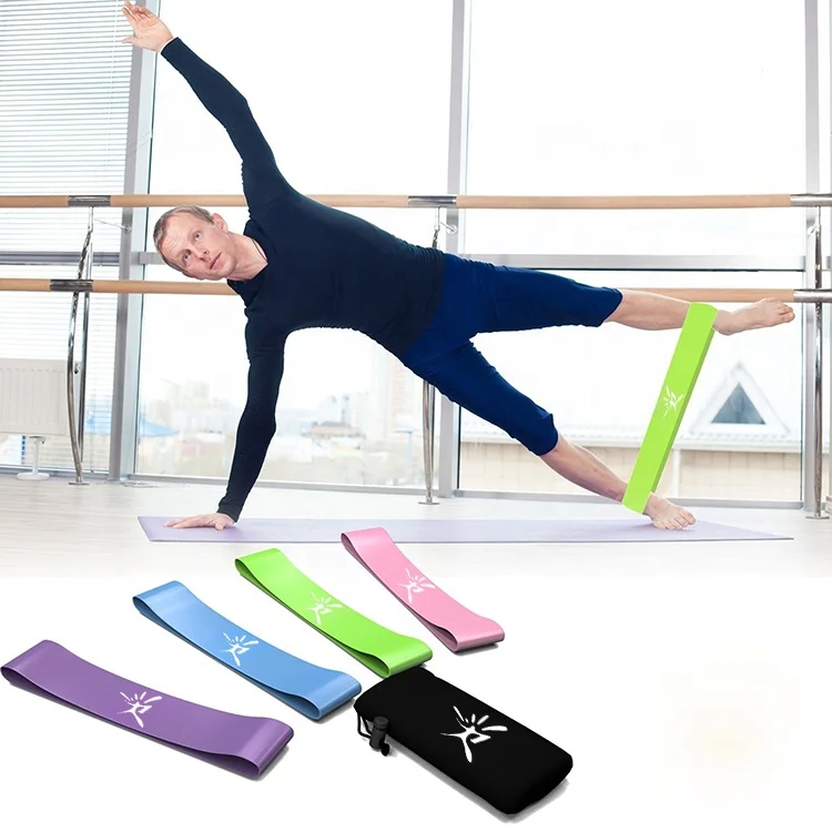 

Premium Resistance Loop Bands with Carrying Bag Fitness Bands Booty Bands latex resistance band, Customized colourful