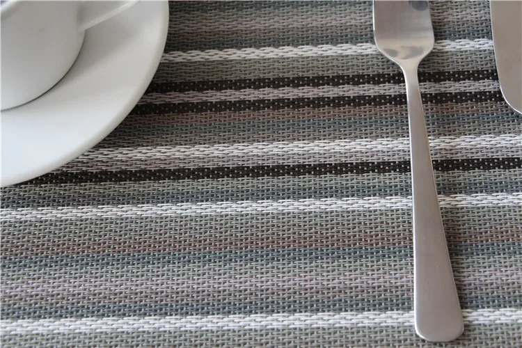 Unique Pvc Woven Mesh Washable Restaurant Placemats Designs Decorative