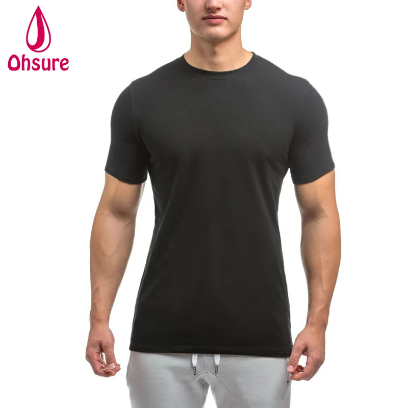

Custom Fashion Best Quality Blank Short Sleeve Gym wear Muscle Fit Men's compression t shirt, Please email us for color chart
