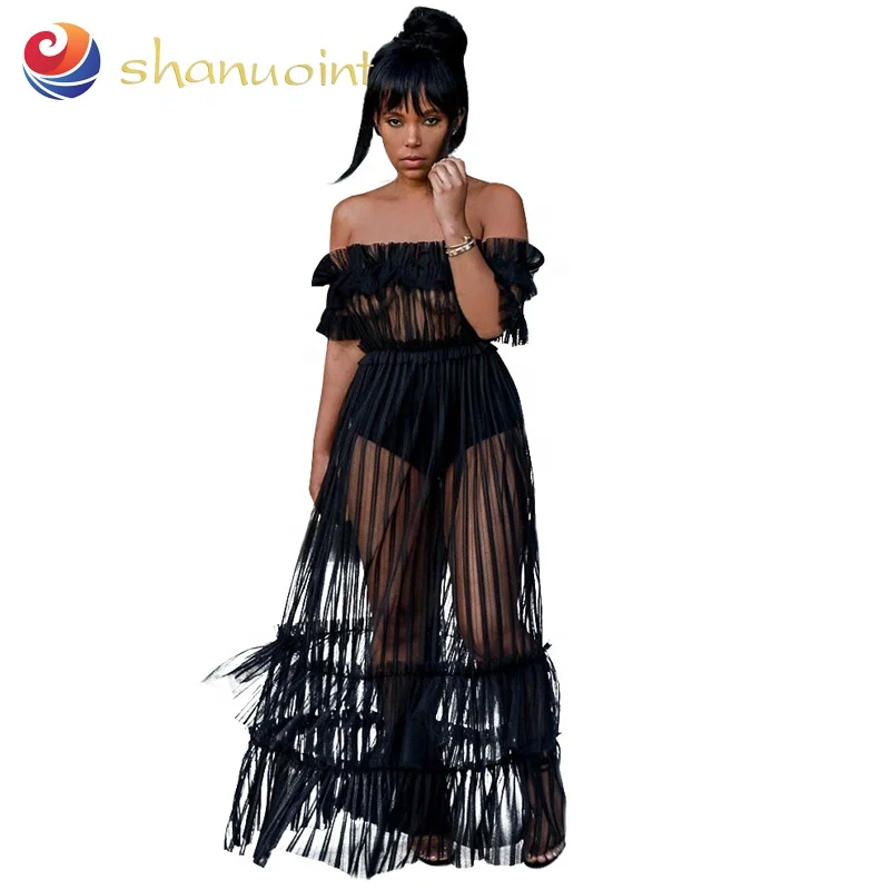 

Open Girl Sexy Full Length Swimsuit Cover Up For Women, Customized color