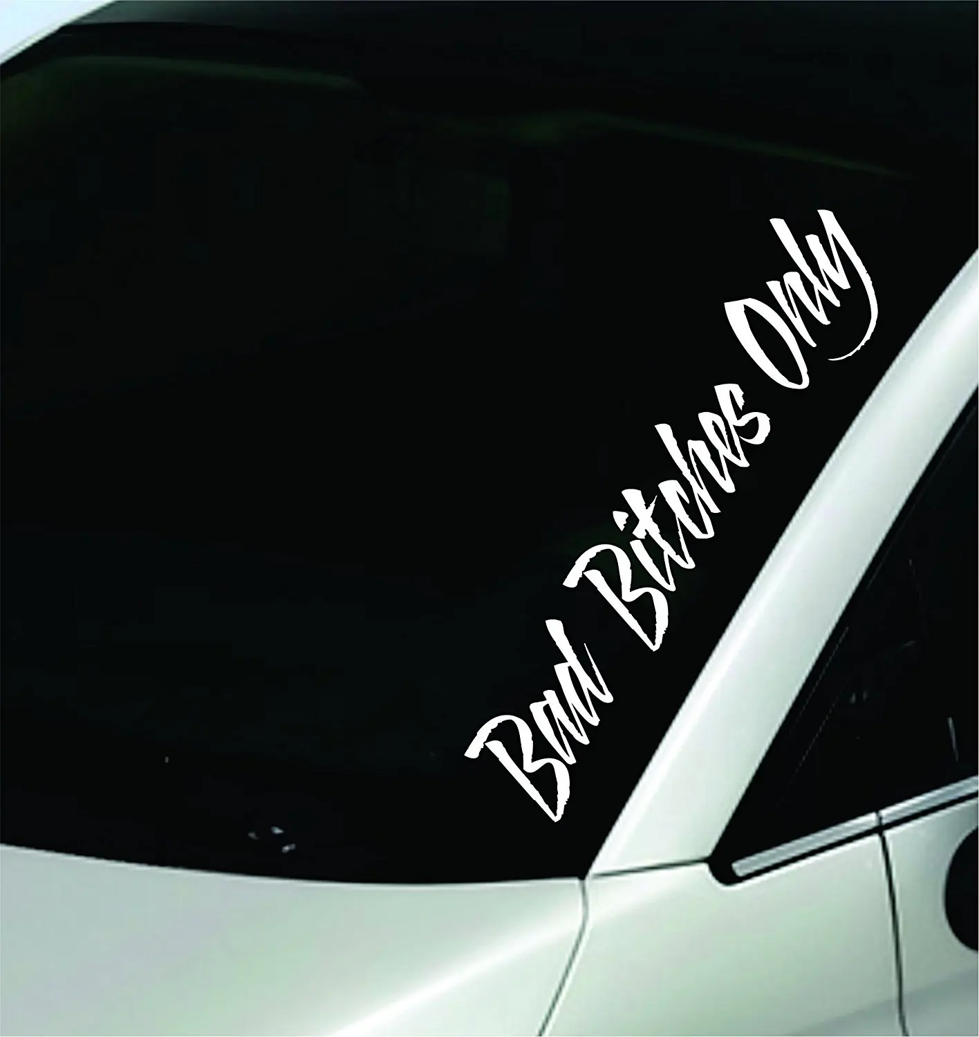 Dabbledown Decals Bad Bitches Only Large Version Car Window Windshield Bann...