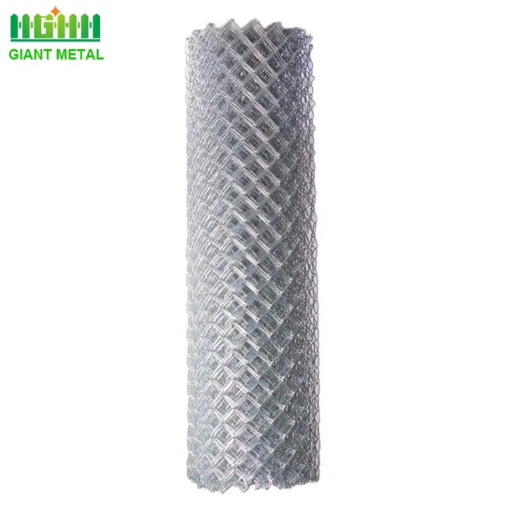 

China Supplier 6 Foot Hot Dip Galvanized Screen Used Chain Link Fence For Sale