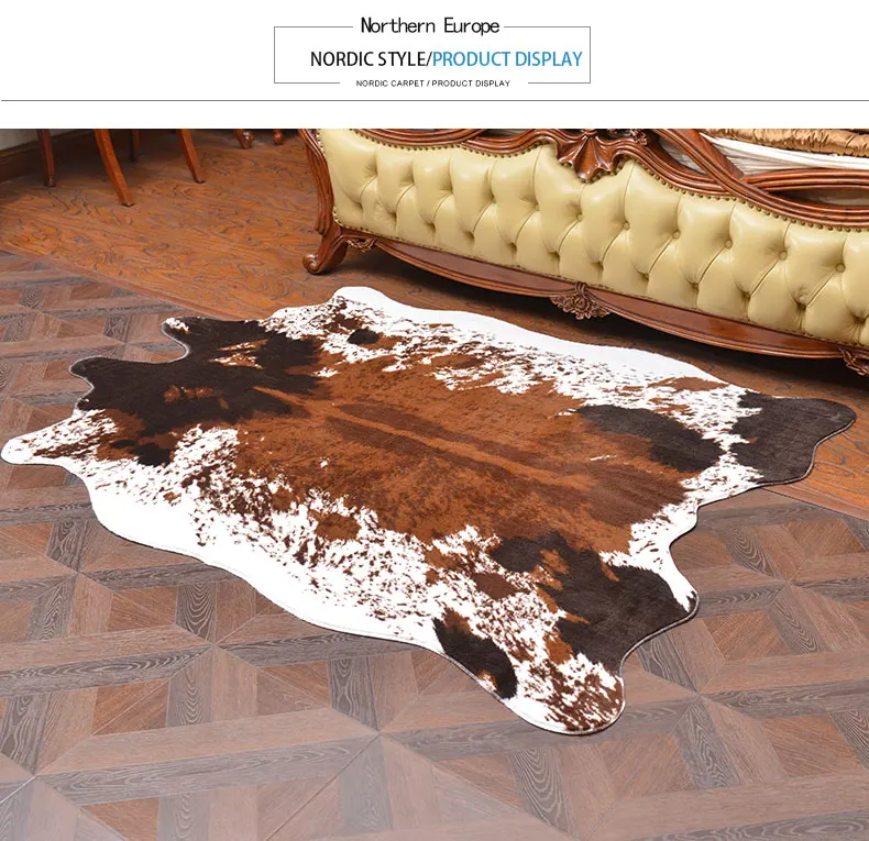 China Wholesale Faux Cow Skin Rug Buy Animal Skin Rugs,Faux Fur Cow