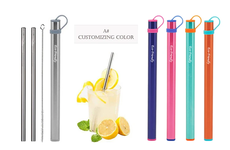 straws with various colors