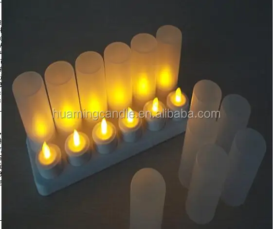 rechargeable led tea light candles