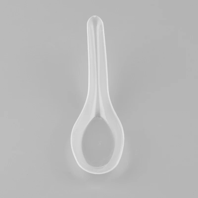 Jbelle 118mm Clear Disposable Pp Plastic Chinese Rice Soup Spoon 1