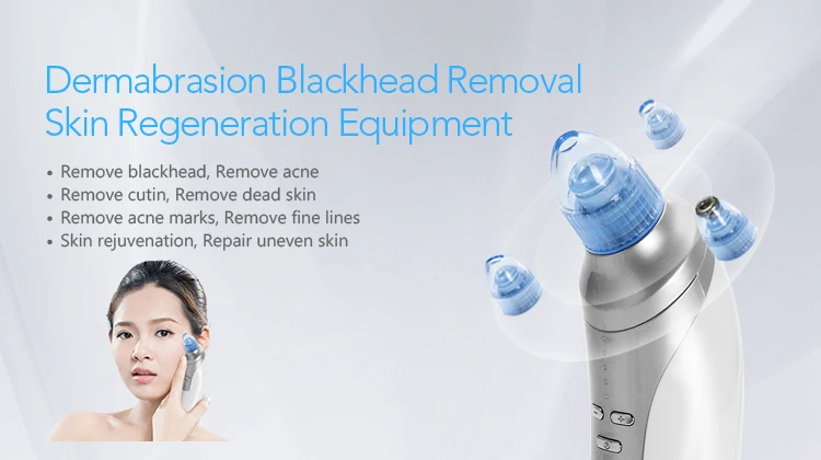 Best home use portable vacuum suction blackhead Remover Tool Set pore cleaner For Acne
