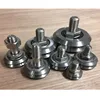 custom cnc machining parts monel inconel incoloy stainless modern linear studded guide roller for linear guide