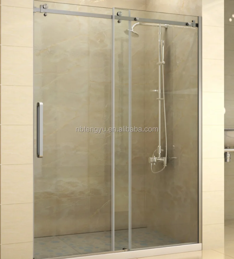Elegant 304 Stainless Sliding Glass Shower Door Fittings Buy Sliding