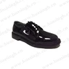 ZXY, Patent Leather Round Toe Wedding Dress Shoes for Men Lace up Comfortable Formal Business Shoes HSA074