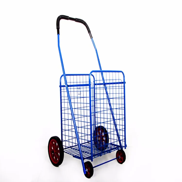 Carrito De La Compra Plegable De Cuatro Ruedas Ligero,Carrito De