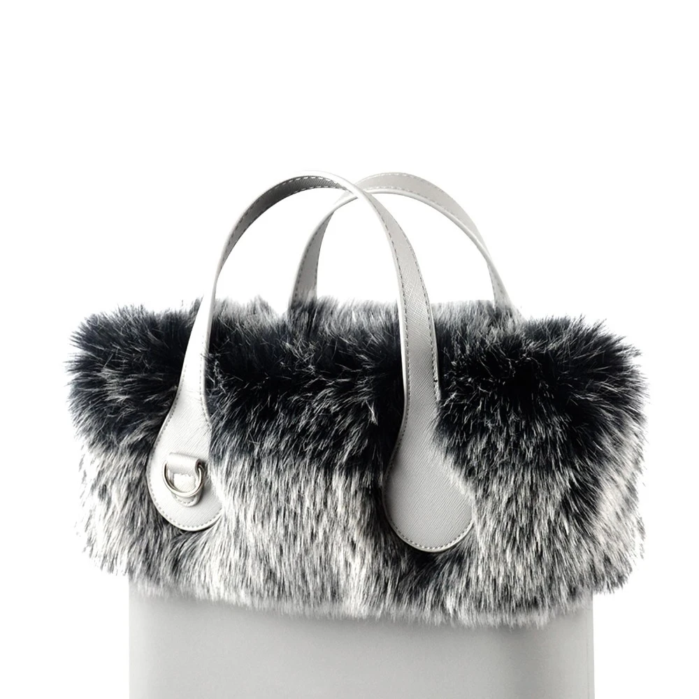 

New design Faux Fox Raccoon Fur Plush Trim for Obag Thermal Plush Decoration for O bag Chic