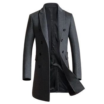 New Design Classic Fitted Mens Black Trench Coat For Men - Buy Cashmere ...