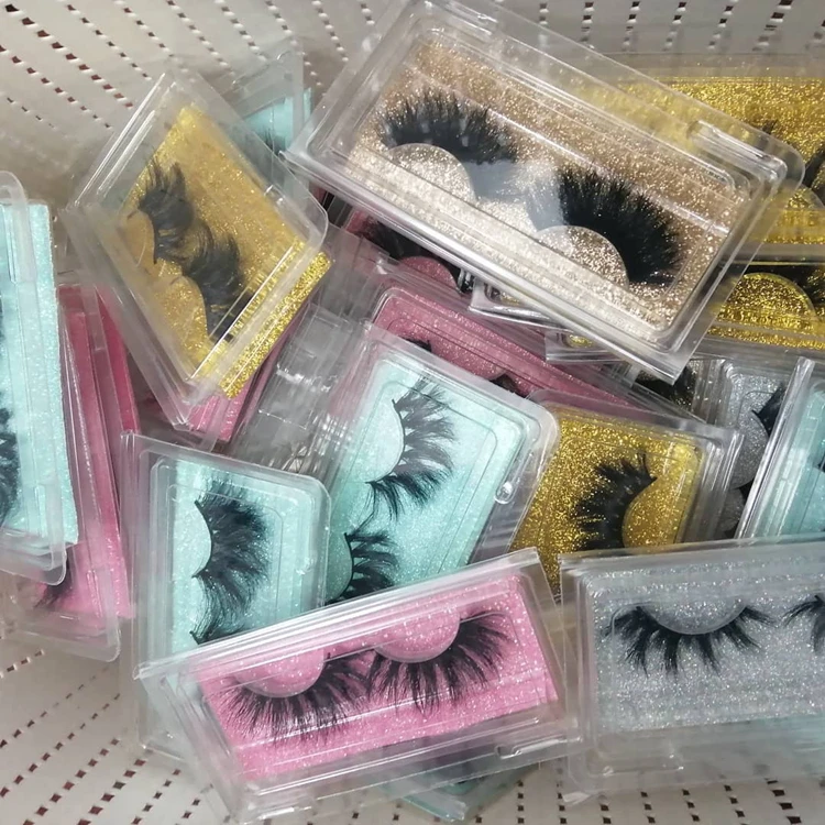 

Private Label 100% Real Mink Fur Eyelashes Wholesale Ready To Ship Mink Eyelash 25mm 3d Mink Lashes