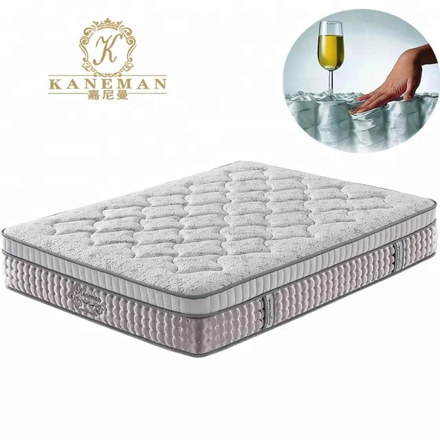 

High quality sleep well Rolled up pocket spring mattress factory in China